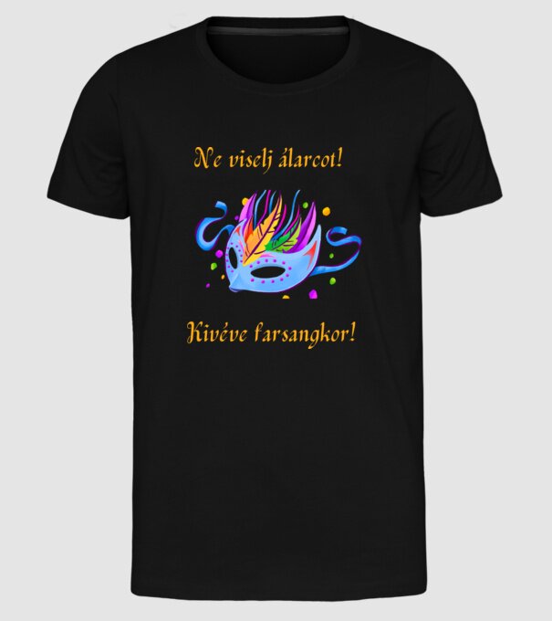  minta fekete pólón