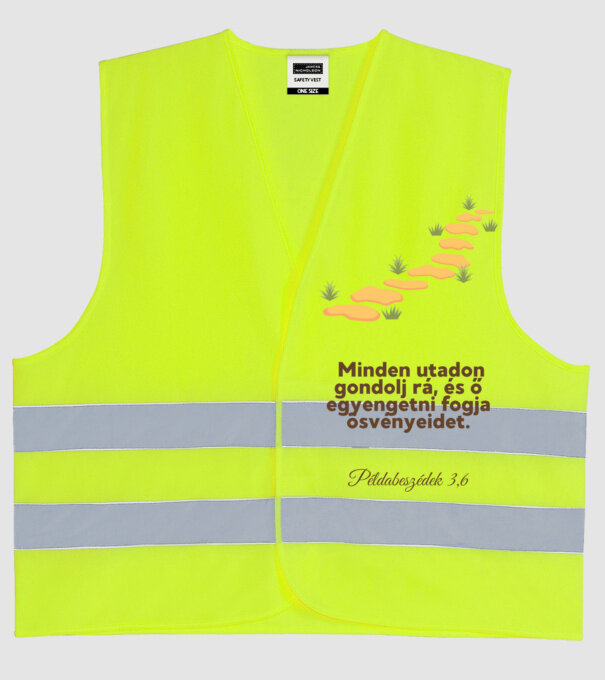  minta neonsárga pólón