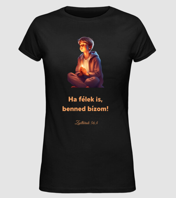  minta fekete pólón