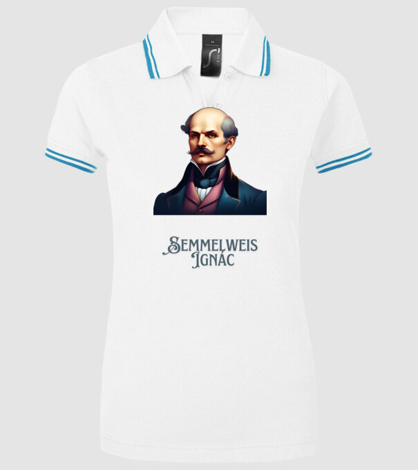  minta fehér pólón
