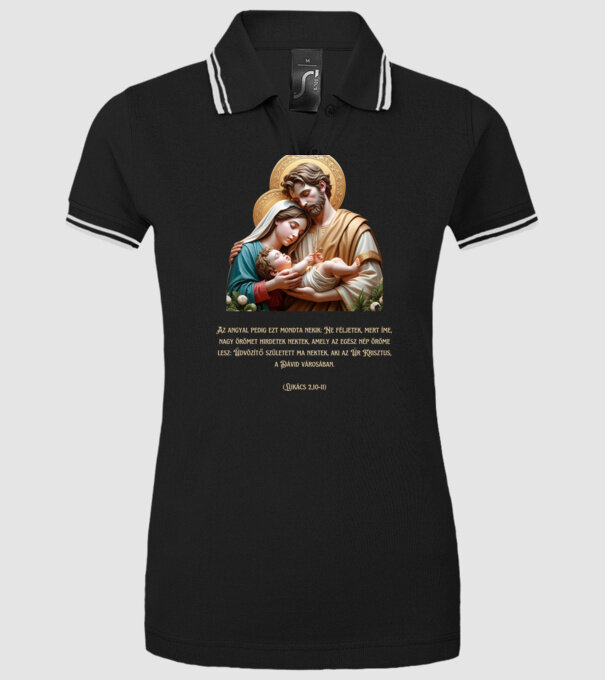  minta fekete pólón