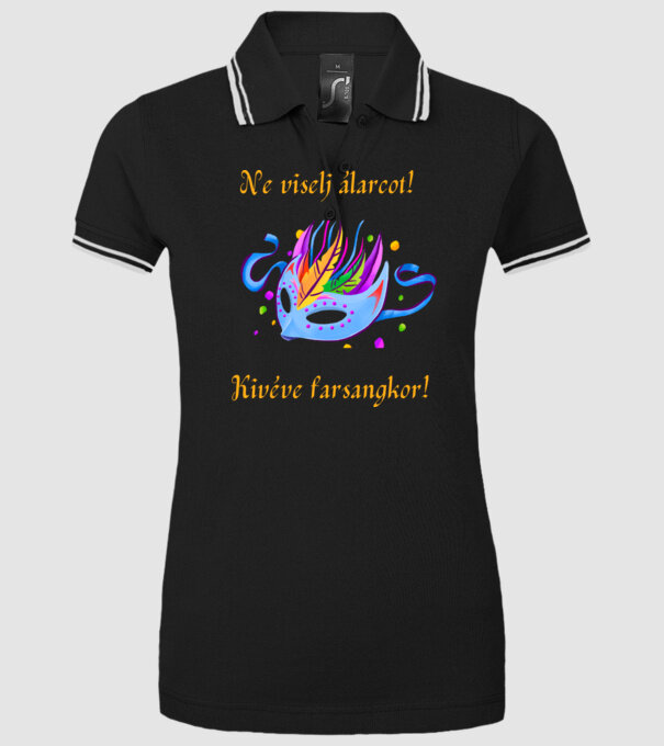  minta fekete pólón