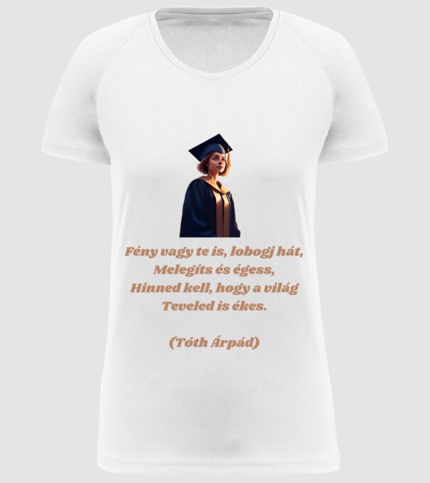 minta fehér pólón