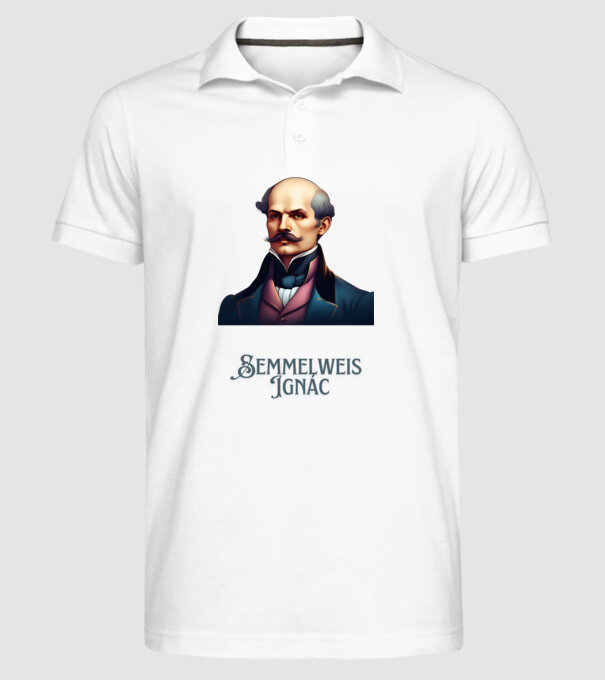  minta fehér pólón
